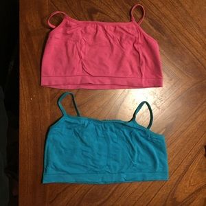 Two Unpadded Large Comfy Sports Bras
